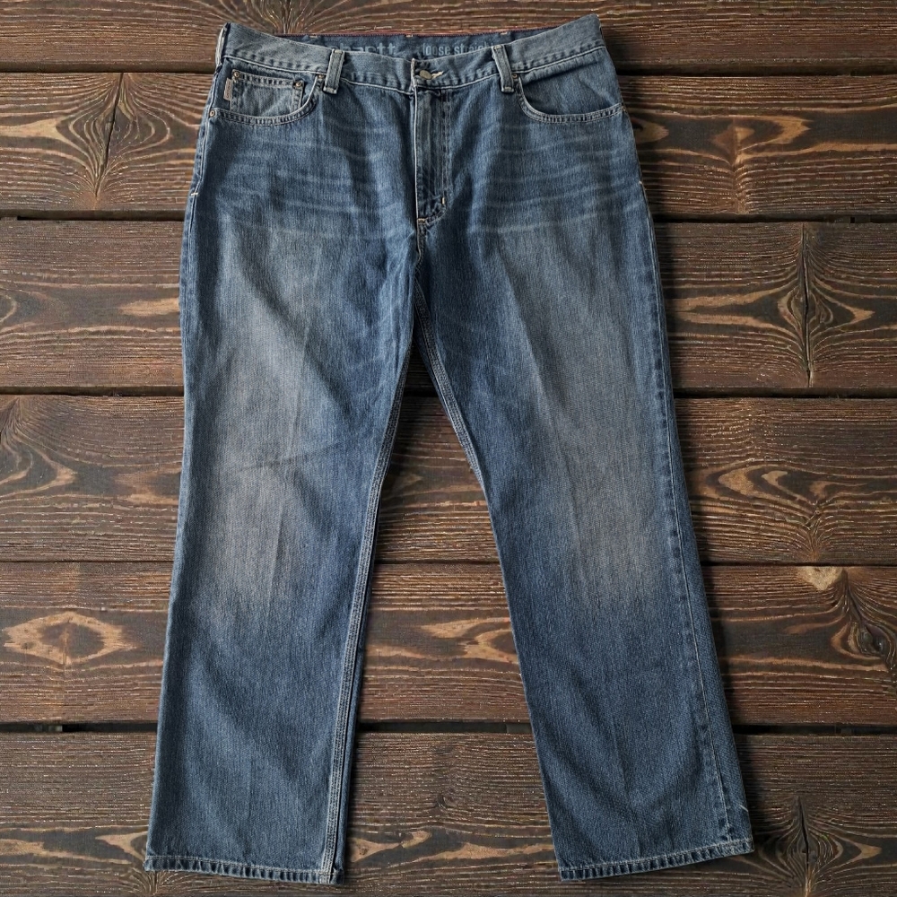 Carhartt Men's Relaxed Fit Blue Jeans